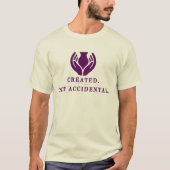 T-shirt Créé. Pas par hasard. (Devant)