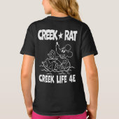 T-shirt Creekrat Cartoon Studios - Creek Rat (Dos)