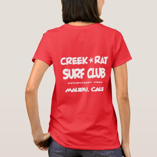 T-shirt Creekrat Cartoon Studios - Creek Rat (Dos)