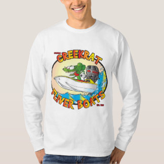 T-shirt Creekrat Cartoon Studios Fliver Flivver Boat Logo