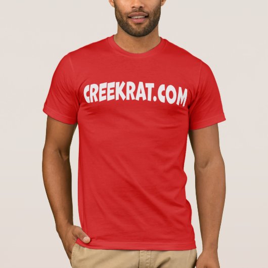 T-shirt CreekRat Studios | CREEKRAT.COM (Devant)
