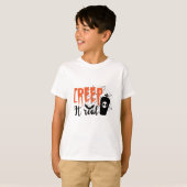 T-shirt Creep It Real Funny Halloween Éffrayant (Devant entier)