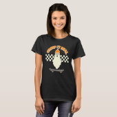 T-shirt Creep It Real Ghost Skater Boy Skateboard Bean (Devant entier)