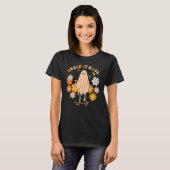 T-shirt Creep It Real Halloween Ghost Éffrayant Retro Supe (Devant entier)