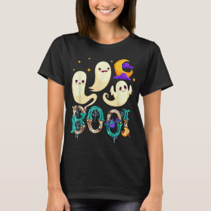 T-shirt Creep It Real Skateboard Ghost Retro Halloween