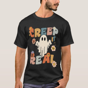 T-shirt Creep It Véritable Fantôme Halloween Costume Flora