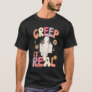 T-shirt Creep It Véritable Fantôme Halloween Costume Flora