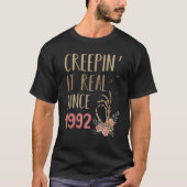 T-shirt Creepin It Real Halloween Retro 1992 Naissance de (Devant)