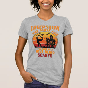 T-shirt Creepshow Halloween Zombie Maison Hantée Coucher d