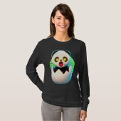 T-shirt Creepy Panda hatches from egg (Devant entier)
