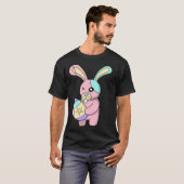 T-shirt Creepy Pastel Goth Easter Bunny Cute (Devant entier)