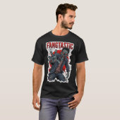 T-shirt Creepy zombie reaching out with glowing eyes perfe (Devant entier)