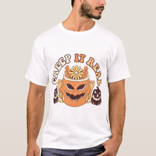 T-shirt Creer it Real Halloween Super halloween automne