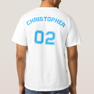 T-shirt Créer Mens Joueur Nom Jersey Numéro Valeur Coton