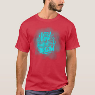 T-shirt Créer une histoire inspirante Motivation du messag