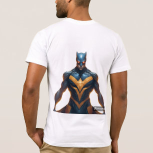 T-shirt Créer une image d'un super-héros avec la puissance