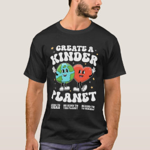 T-shirt Créer une planète meilleure Enseignant Genre Terre