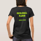 T-shirt Créer votre propre police Retro College Font texte (Dos)