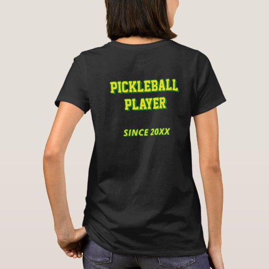 T-shirt Créer votre propre police Retro College Font texte (Dos)