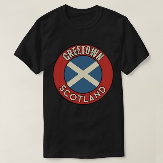T-shirt Creetown, Écosse (Design devant)