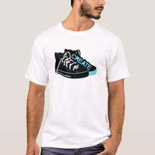 T-shirt Créez sur le noir