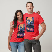 T-shirt Créez un tatouage dragon féroce, complexe (Unisexe)