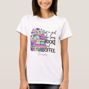 T-shirt Créez Une Fille Qui Aime Les Fleurs
