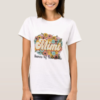 T-shirt Créez vos propres fleurs Mimi