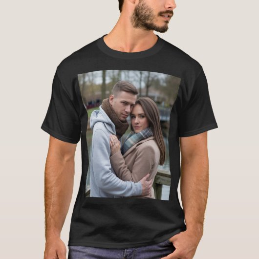 T-shirt Créez votre image Couple Parfait (Devant)