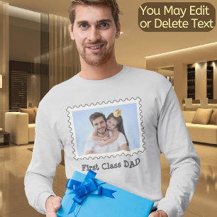 T-shirt Créez votre meilleur papa photo de première classe
