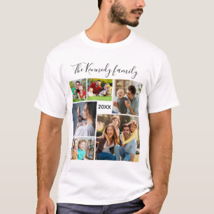 T-shirt Créez votre propre 6 photo Collage Famille Vacance