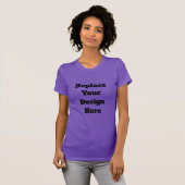 T-shirt Créez votre propre blanc (Devant entier)