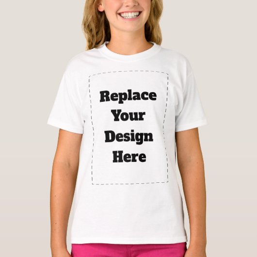 T-shirt Créez votre propre blanc (Devant)