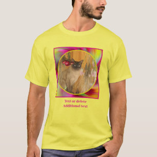 T-shirt Créez votre propre cadre de tourbillons colorés de