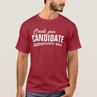 T-shirt Créez votre propre candidat