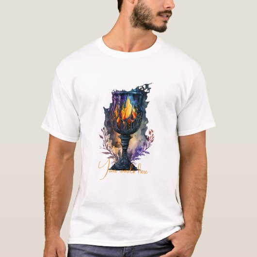 T-shirt Créez Votre Propre Chalice de Feu (Devant)