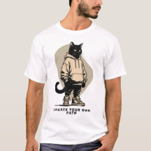 Créez Votre Propre Chemin – Chat Streetwear Motiva