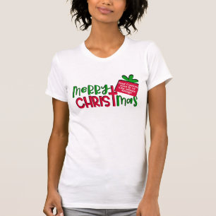 T-shirt Créez votre propre chemise de croix chaud pour Noë