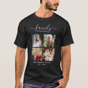 T-shirt Créez votre propre citation de nom de famille 4 C