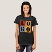 T-shirt Créez votre propre citation typographique Hallowee (Devant entier)