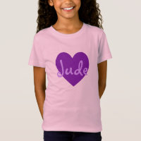 Créez votre propre coeur personnalisé violet