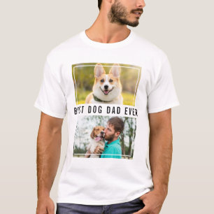 T-shirt Créez Votre Propre Collage De 2 Photos Meilleur Pa