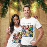 T-shirt Créez votre propre collection de 5 photos Vacances<br><div class="desc">Créez votre propre chemise de vacances en famille personnalisée avec le nom de famille et l'année.</div>