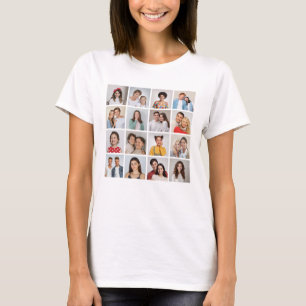 T-shirt Créez votre propre collection de photos 16 femmes