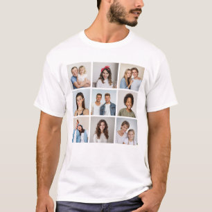 T-shirt Créez votre propre collection de photos 9 Unisex