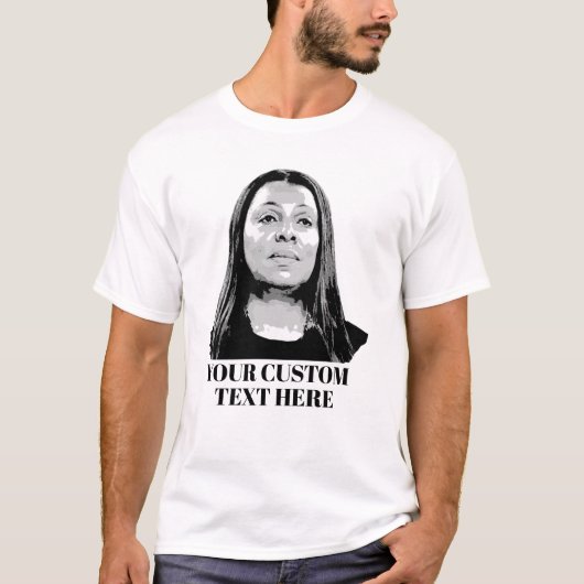 T-shirt Créez votre propre conception Letitia James (Devant)