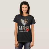 T-shirt Créez votre propre couple Mr et Mrs photo Matching (Devant entier)