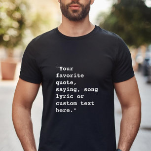 T-shirt Créez votre propre devis personnalisé