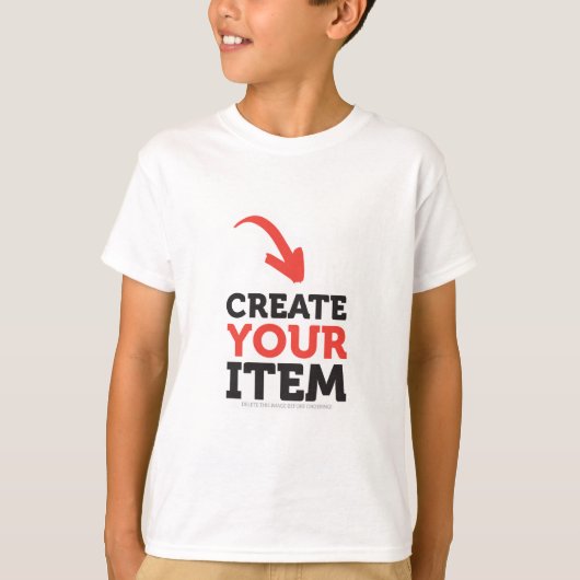 T-shirt CRÉEZ-VOTRE-PROPRE DIY Personnalisé téléchargez vo (Devant)