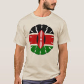 T-shirt Créez votre propre drapeau Bendera Ya Kenya au Ken (Devant)